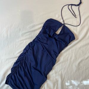 LUCY IN THE SKY NAVY BODYCON MINI DRESS